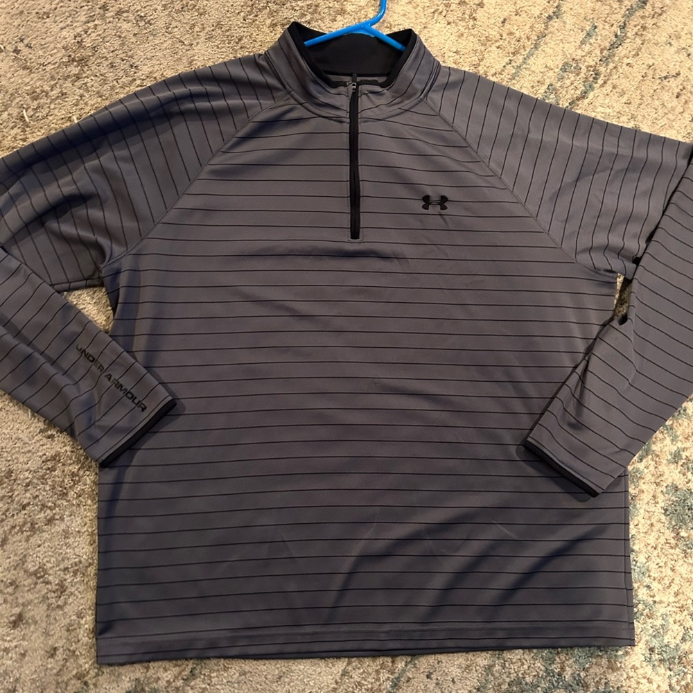 Under Armour Men's Gray Pullover quarter zip